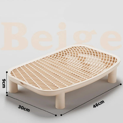 Cat Litter Ramp Plastic Kitten Litter Box Footboard Anti-carrying Cat Litter Pad for Cat Kitten Pet Cleaning Supplies
