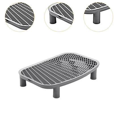 Cat Litter Ramp Plastic Kitten Litter Box Footboard Anti-carrying Cat Litter Pad for Cat Kitten Pet Cleaning Supplies