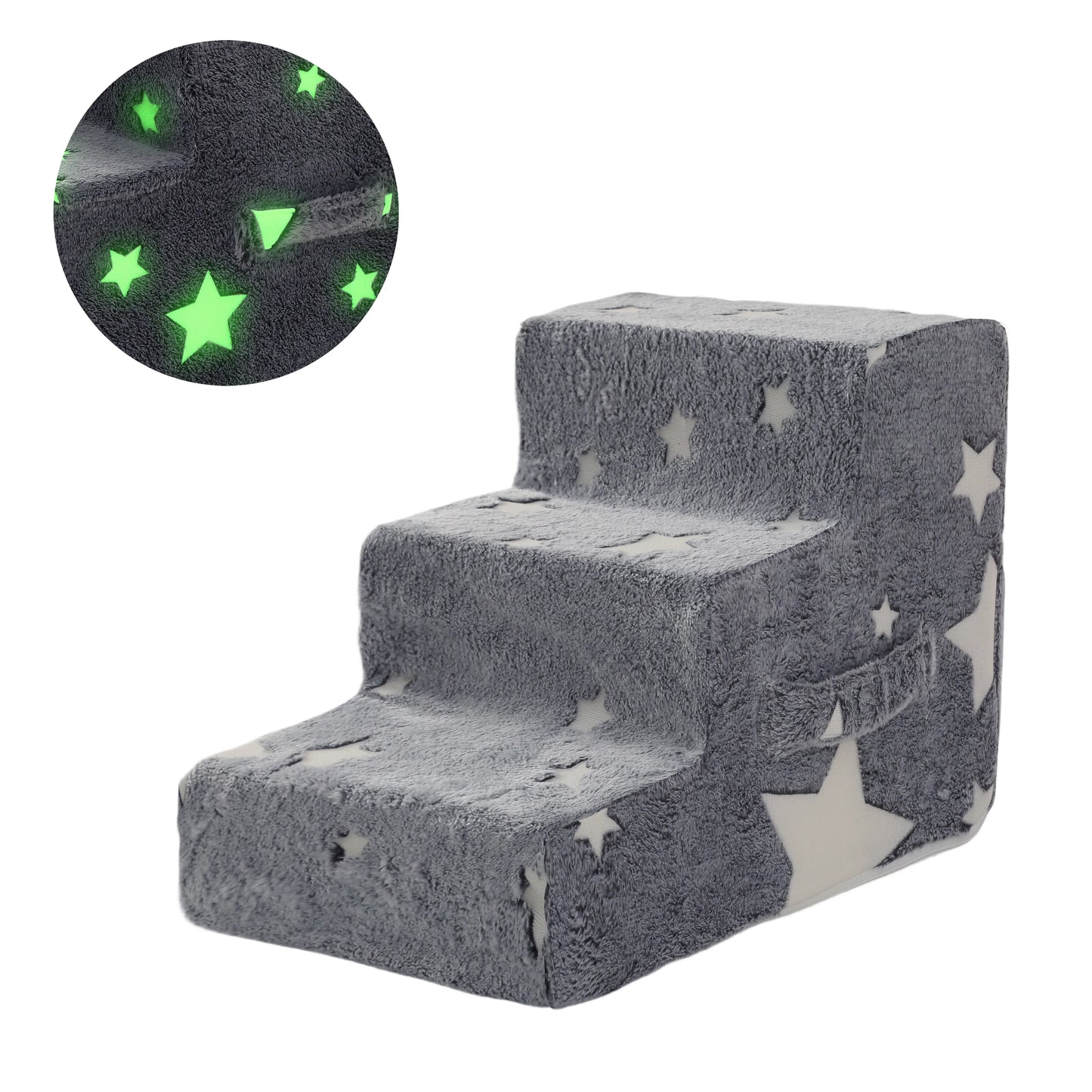 Stairs for Dog Pet Ramp Stairs Cat Dog Ladder 3 4 Step Stairs for Dogs Puppy Ramp Detachable Sponge Pet Ladder Accessories