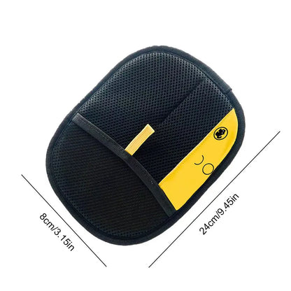 Pet Hair Remover Mitt & Grooming Glove for Dogs, Cats, and Rabbits Deshedding Brush for Long, Short, & Curly Fur.