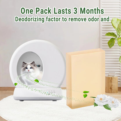Cat Litter Deodorizer Replacement for PETKIT/Meowant/UBPET Self-Cleaning Cat Litter Box SC01/SC02 - Eliminates Odors at Source