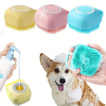 1-Pack Deshedding Tool for Dogs - Christmas Pet Grooming Kit for Reducing Hair on Furniture & Carpet
