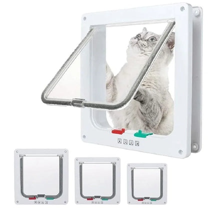 Secure and Convenient Pet Access: Multi-Function Two-Way Pet Door for Cats and Dogs