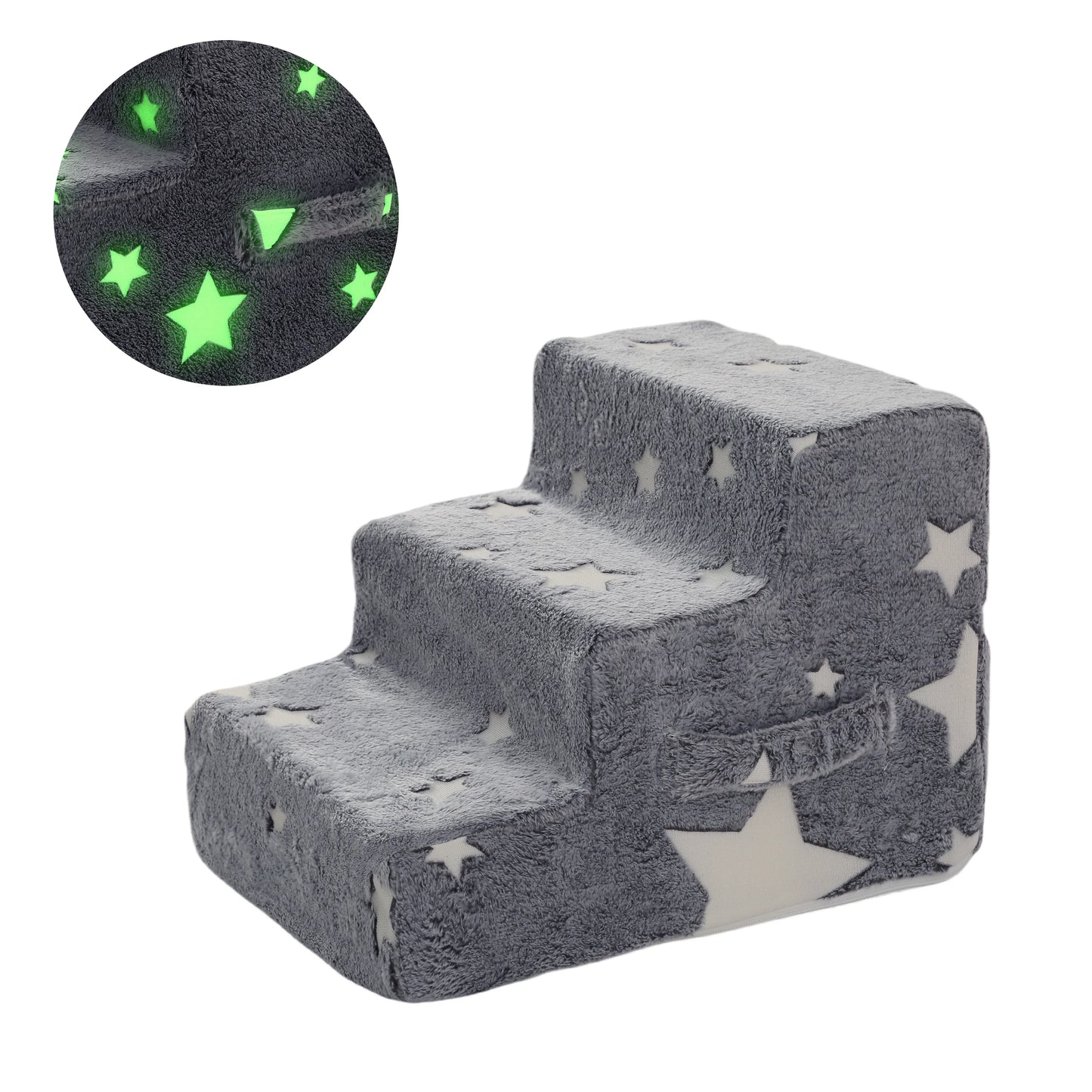 Stairs for Dog Pet Ramp Stairs Cat Dog Ladder 3 4 Step Stairs for Dogs Puppy Ramp Detachable Sponge Pet Ladder Accessories