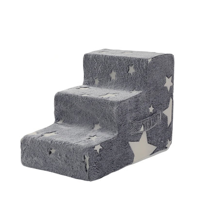 Stairs for Dog Pet Ramp Stairs Cat Dog Ladder 3 4 Step Stairs for Dogs Puppy Ramp Detachable Sponge Pet Ladder Accessories